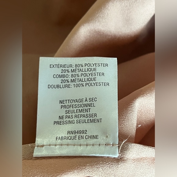 Jonathan Simkhai Metallic Mini Dress Nude size XS - Picture 10 of 16